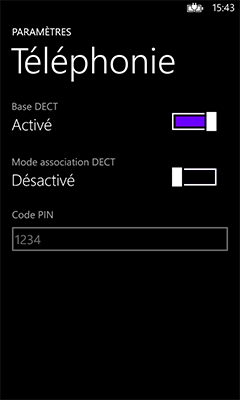 Application Ma Freebox pour Windows Phone